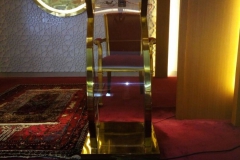 Kaligrafi Allah Muhammad Kuningan Lampu Menyala (1)