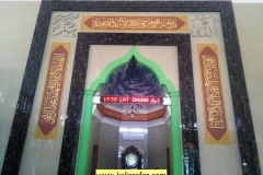 Kaligrafi Masjid Baitul Muttaqin Bekasii