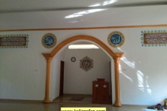 Kaligrafi Masjid Warungkiara Sukabumi