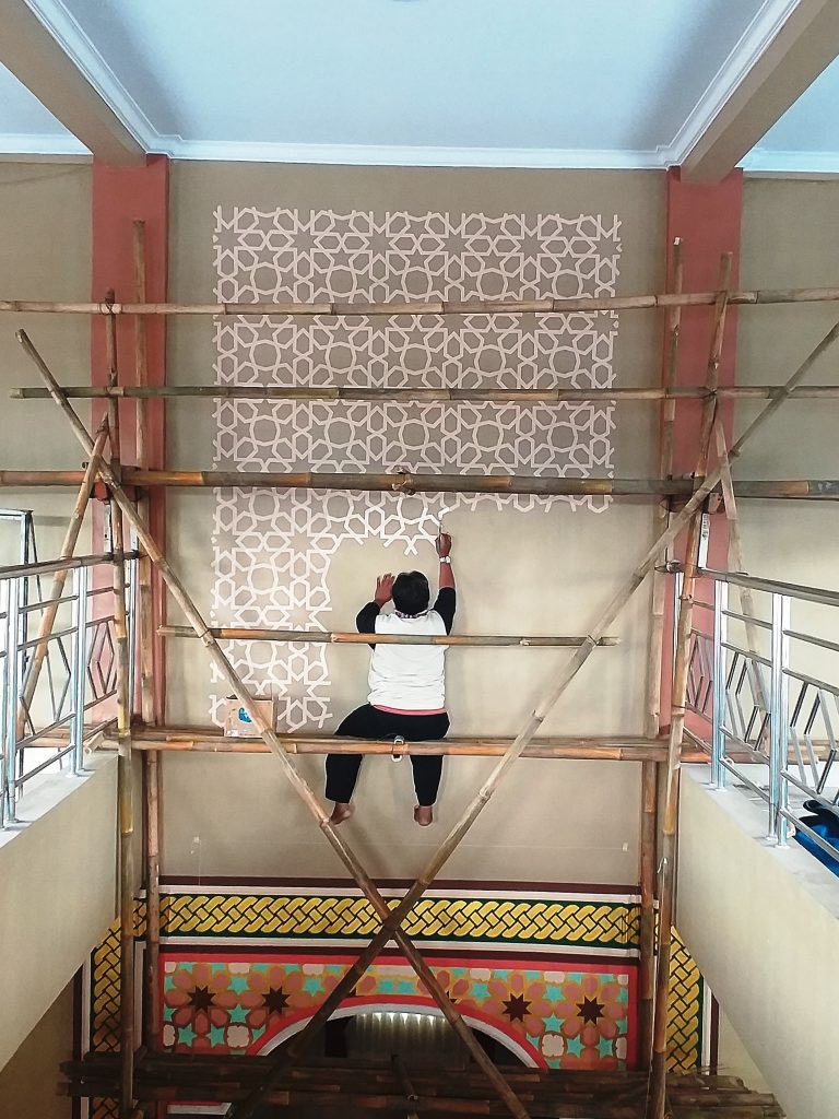 kaligrafi masjid SMA Negeri 1 Kab Bogor