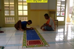 Kaligrafi Masjid Karawang Kulon Selabintana Sukabumi Tripleks